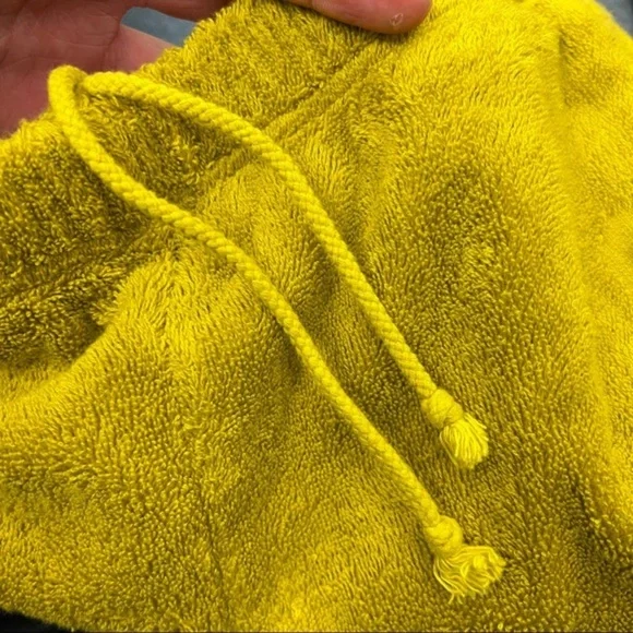 Supreme Yellow Terry Cloth Logo Shorts
